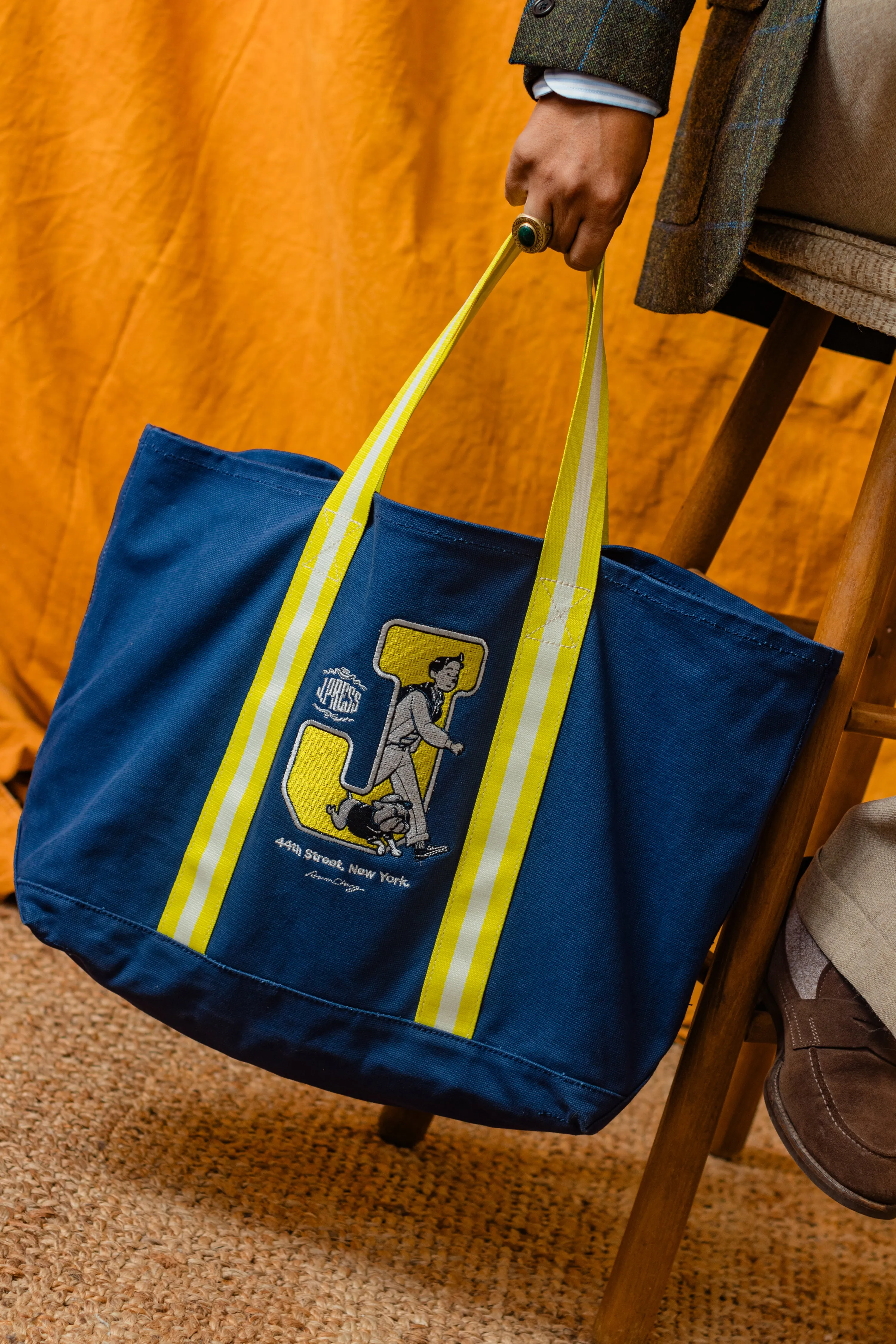 AARON CHANG TOTE BAG - NAVY