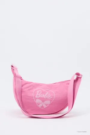 Barbie™ Graphic Half Moon Crossbody Bag