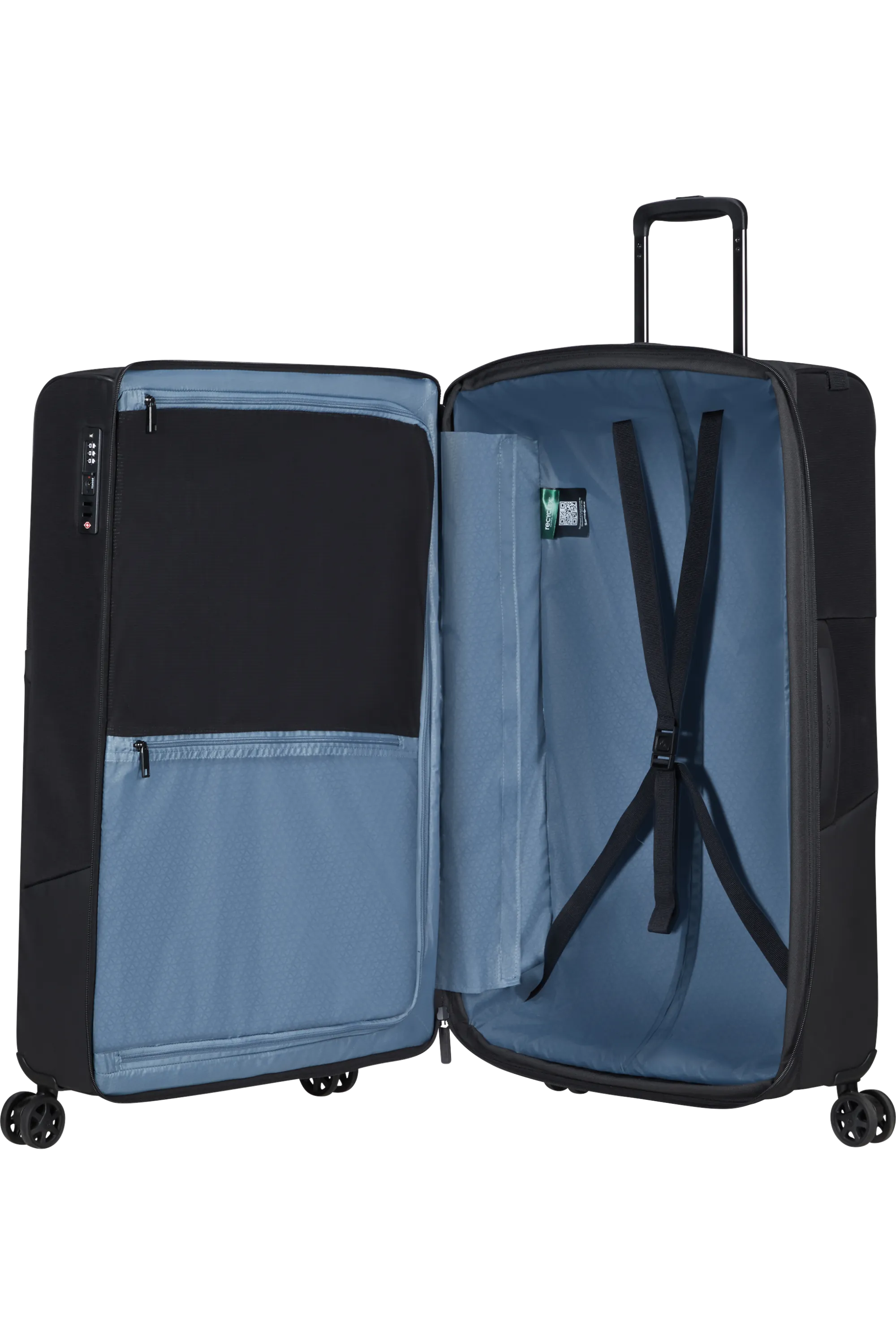 BIZ2GO TRVL Spinner (4 wheels) 77cm - Black