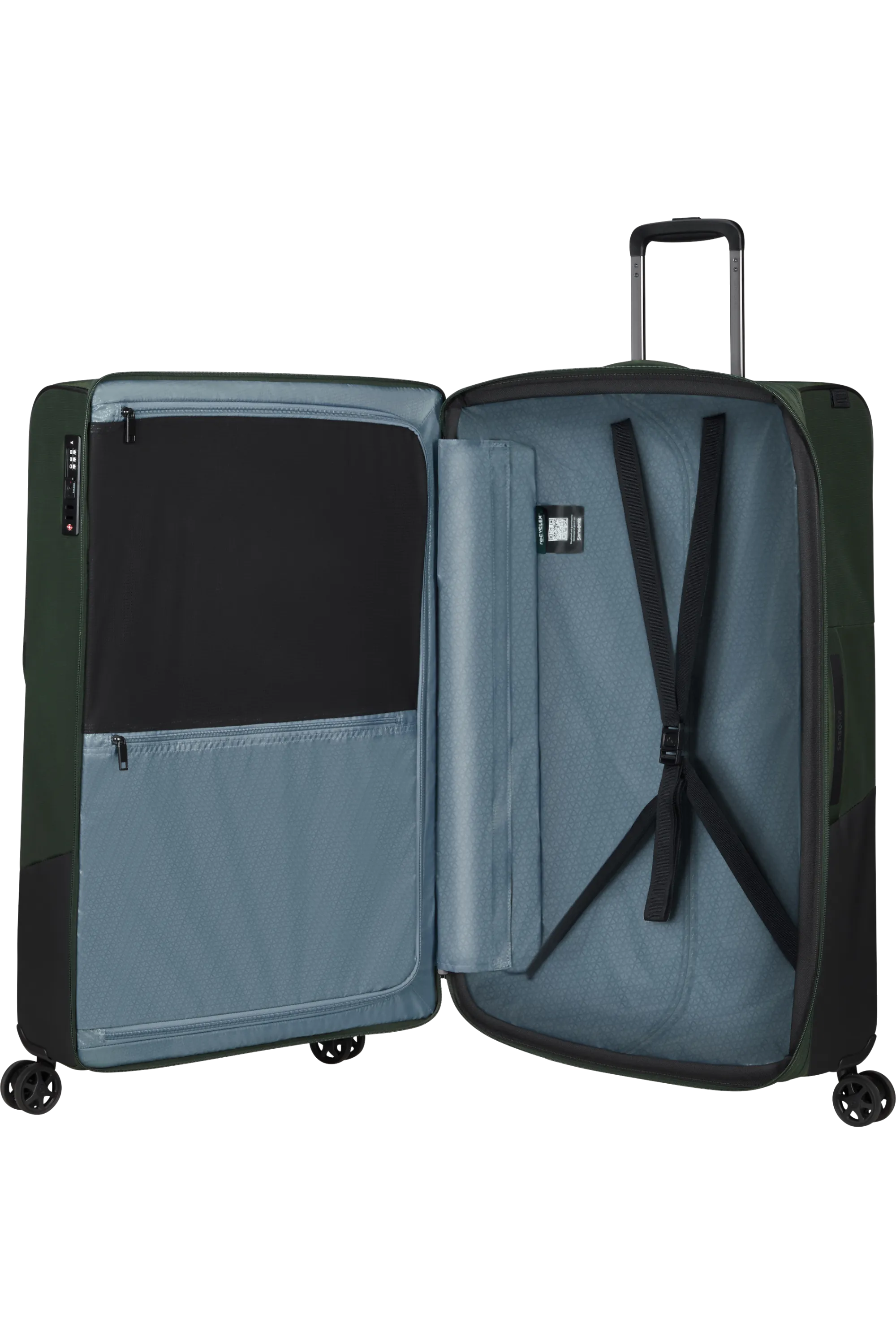 BIZ2GO TRVL Spinner (4 wheels) 77cm - Earth Green