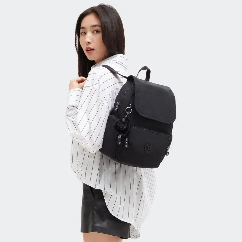City Zip S Small Backpack with Adjustable Straps - Black Noir (black)