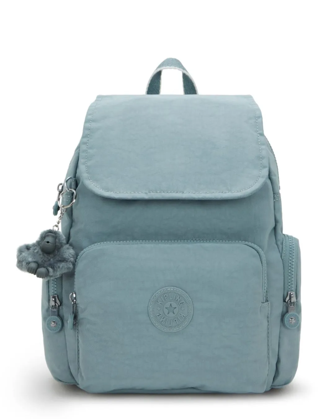 City Zip S Small Backpack with Adjustable Straps - Relaxed Grey (blue)