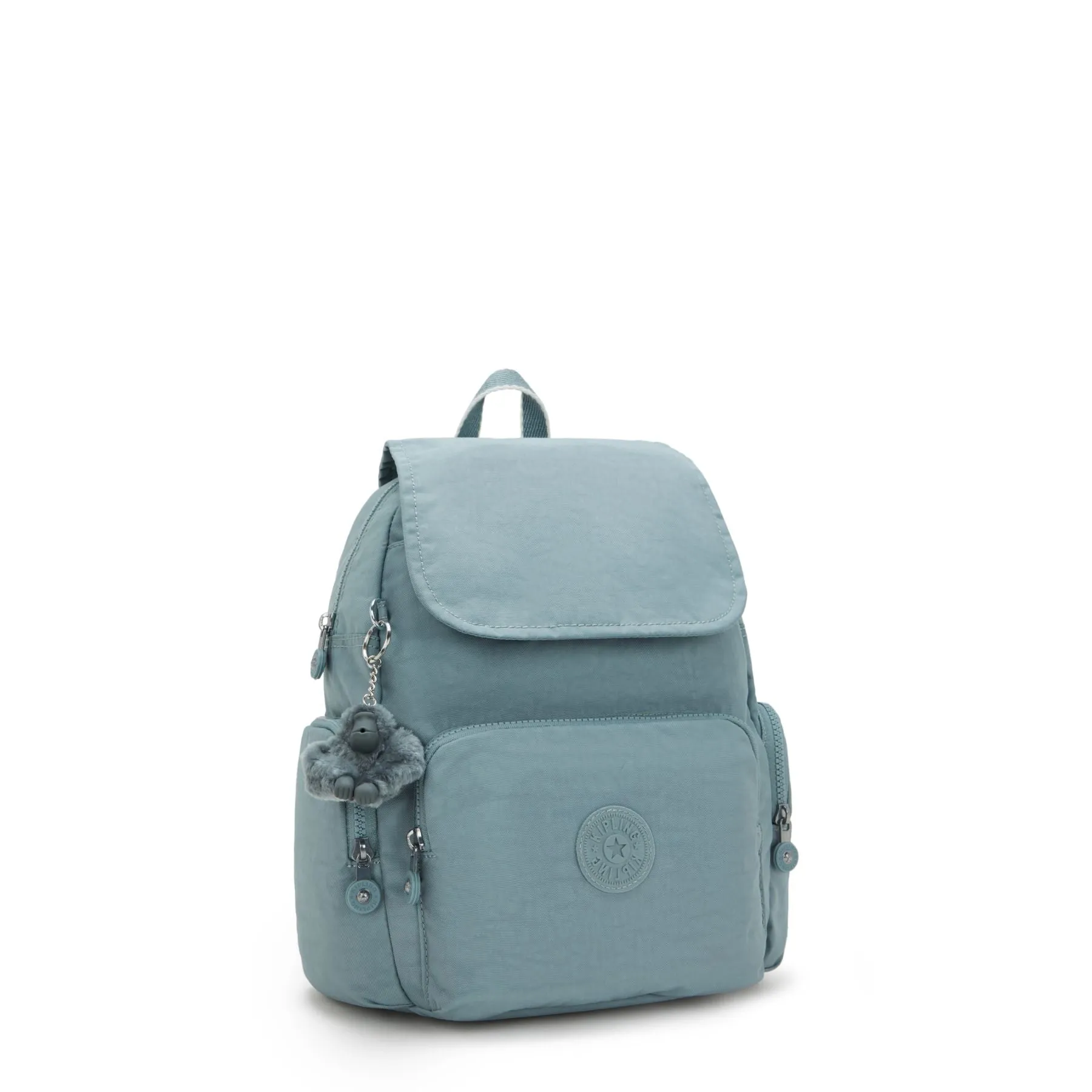 City Zip S Small Backpack with Adjustable Straps - Relaxed Grey (blue)