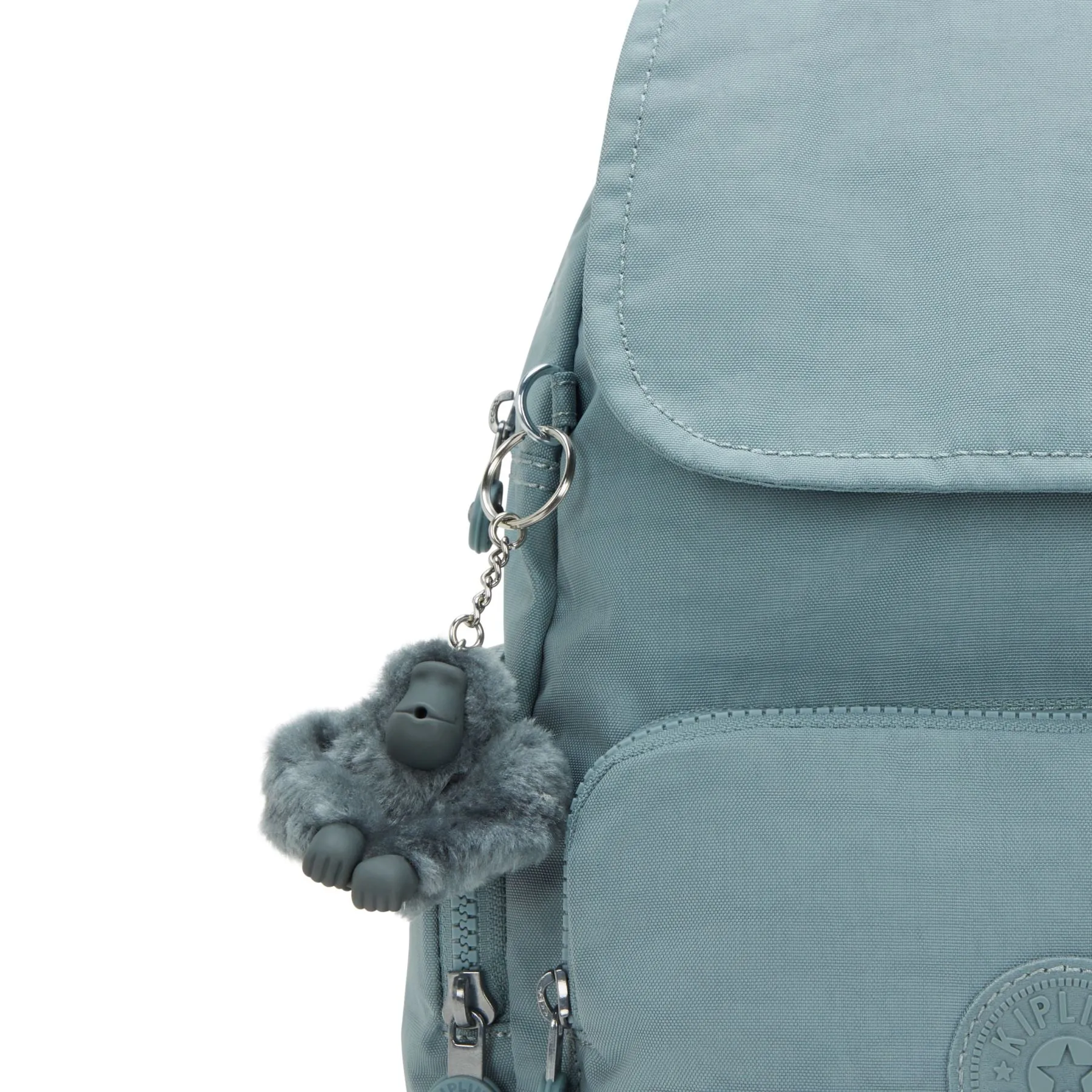 City Zip S Small Backpack with Adjustable Straps - Relaxed Grey (blue)