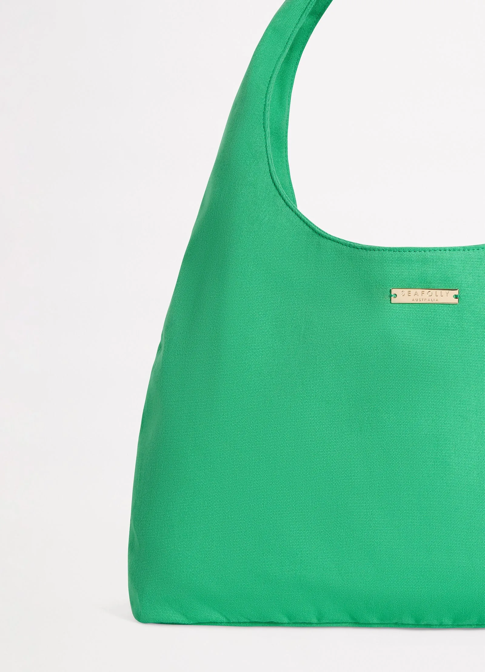 Cotton Canvas Tote Bag - Jade