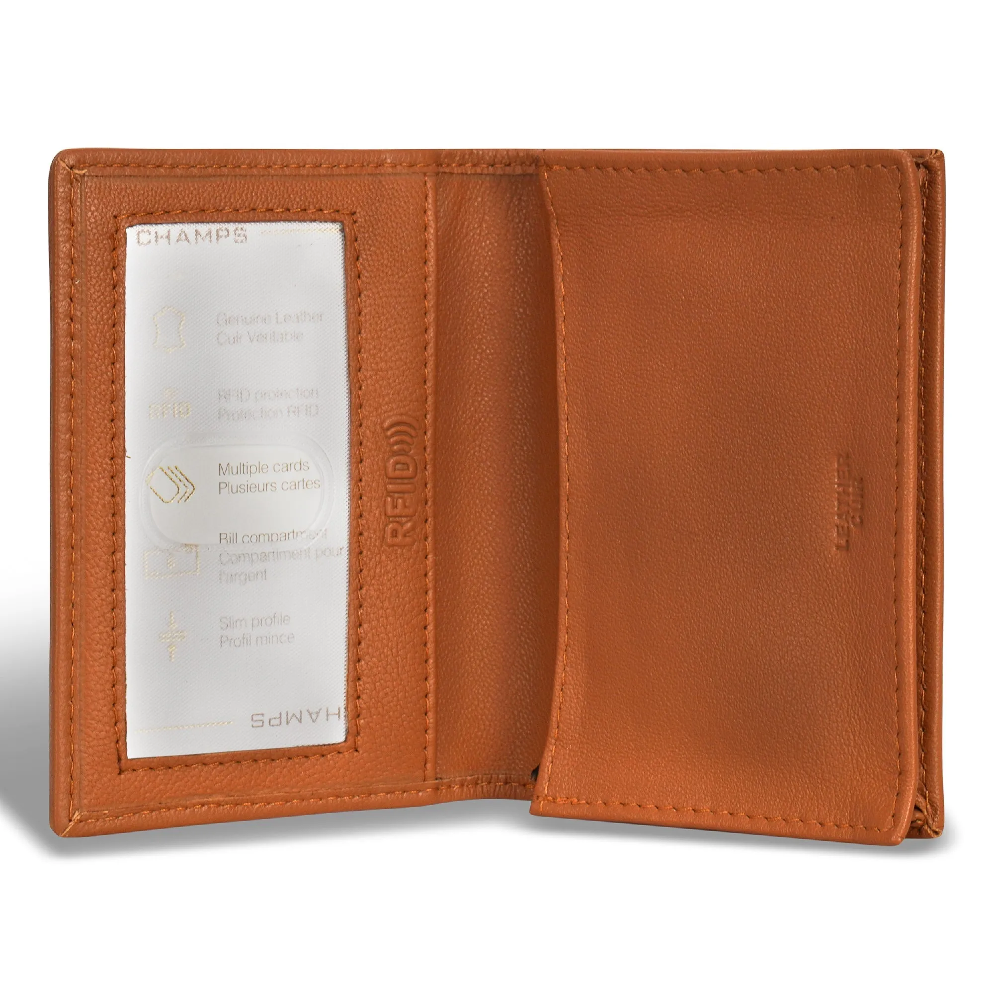 Denim / Leather Cardholder *Drop Ship*