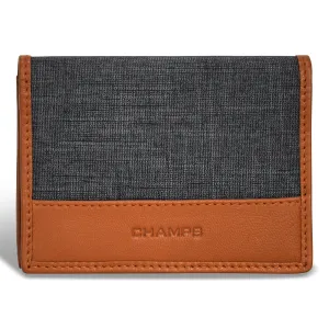 Denim / Leather Cardholder *Drop Ship*