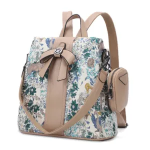 Design sense tie dye check daily lightweight backpack