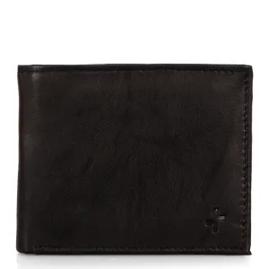 FINAL SALE Leather RFID Bifold Wallet with Flip-Up Wing