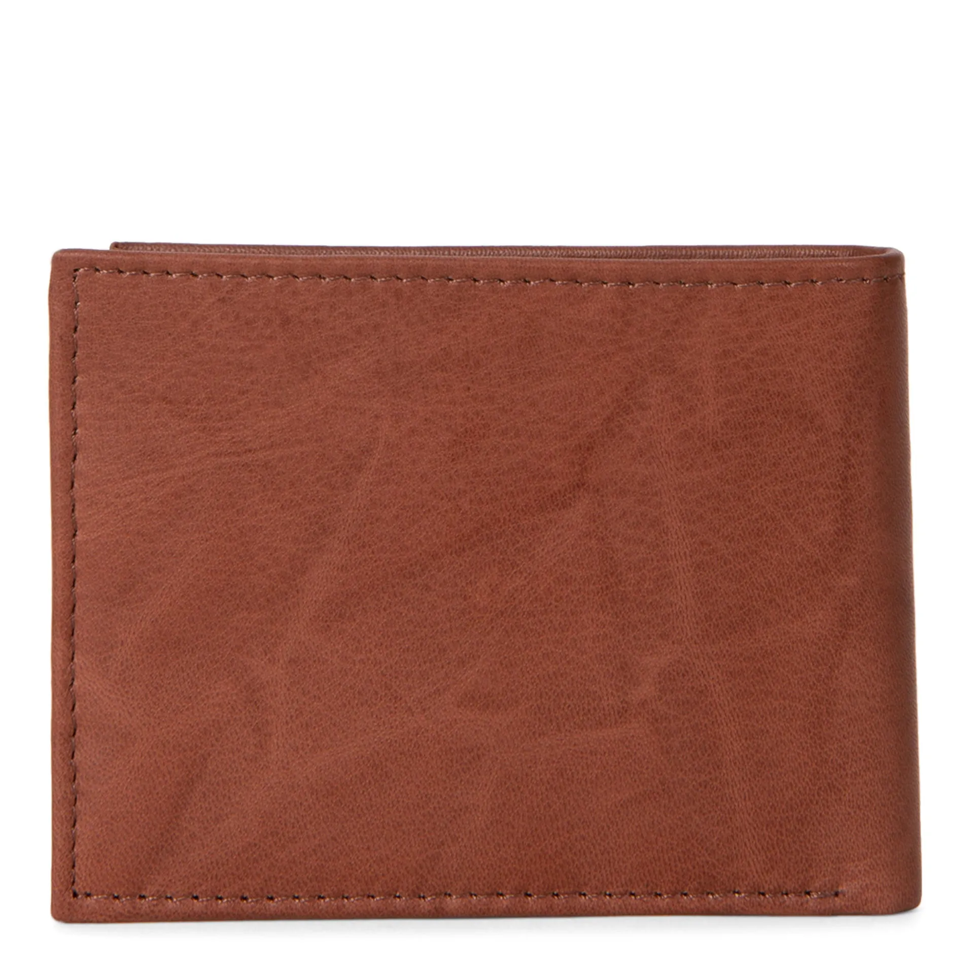 FINAL SALE Leather RFID Bifold Wallet with Flip-Up Wing