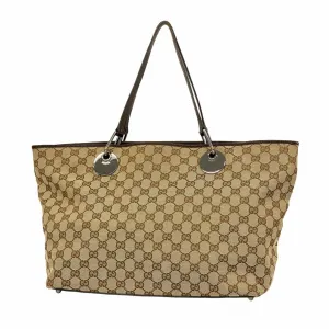 Gucci Canvas Tote Bag (Pre-Owned)