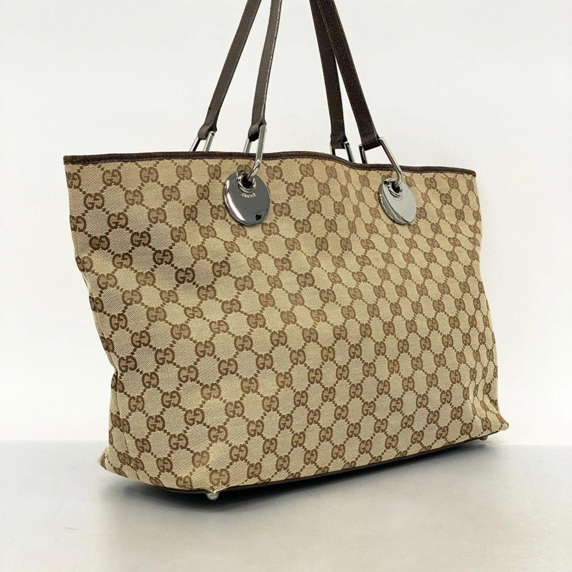 Gucci Canvas Tote Bag (Pre-Owned)