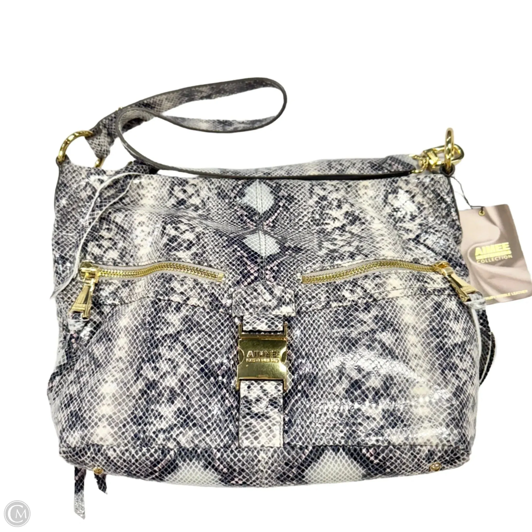 Handbag Leather By Aimee Kestenberg, Size: Large