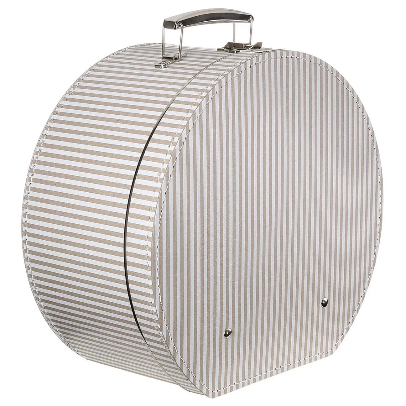 Hat Box Beige Stripes by Lierys