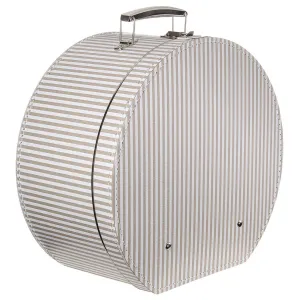 Hat Box Beige Stripes by Lierys