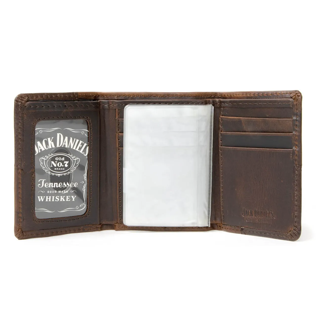 Jack Daniels Tri Fold Leather Wallet 3032JD