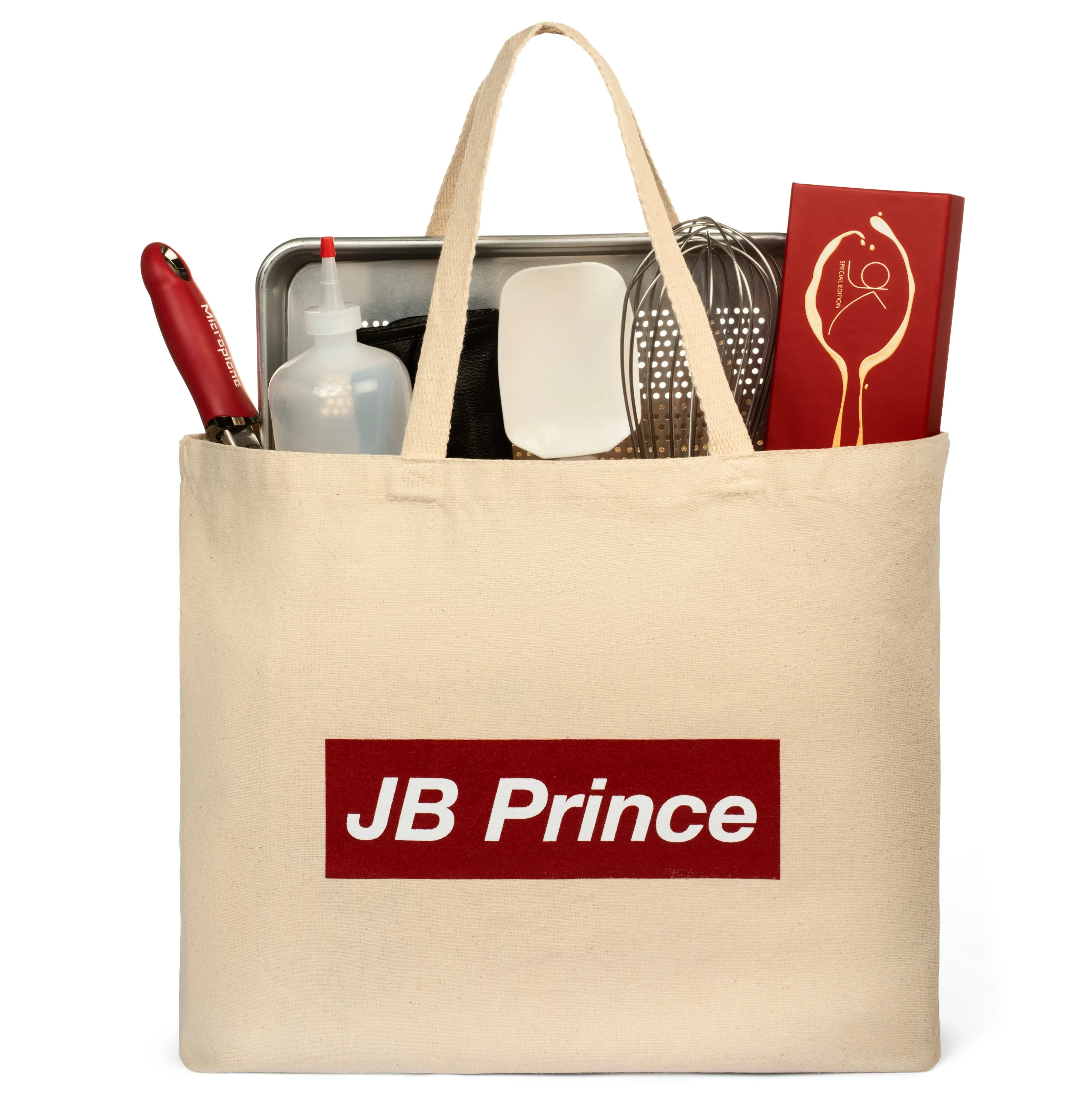 JB Prince Logo Tote 14 x 14 x 5 inches