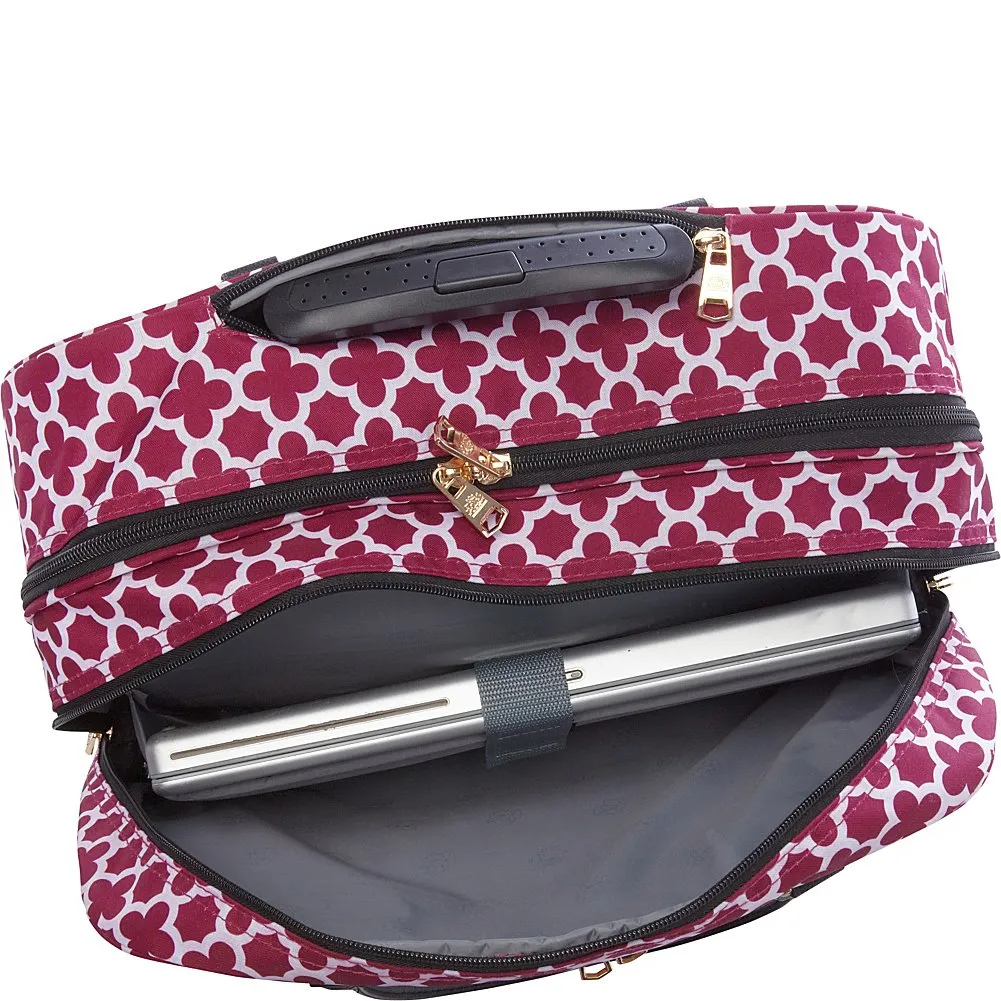 Jenni Chan Aria Broadway 18" Wheeled Tote