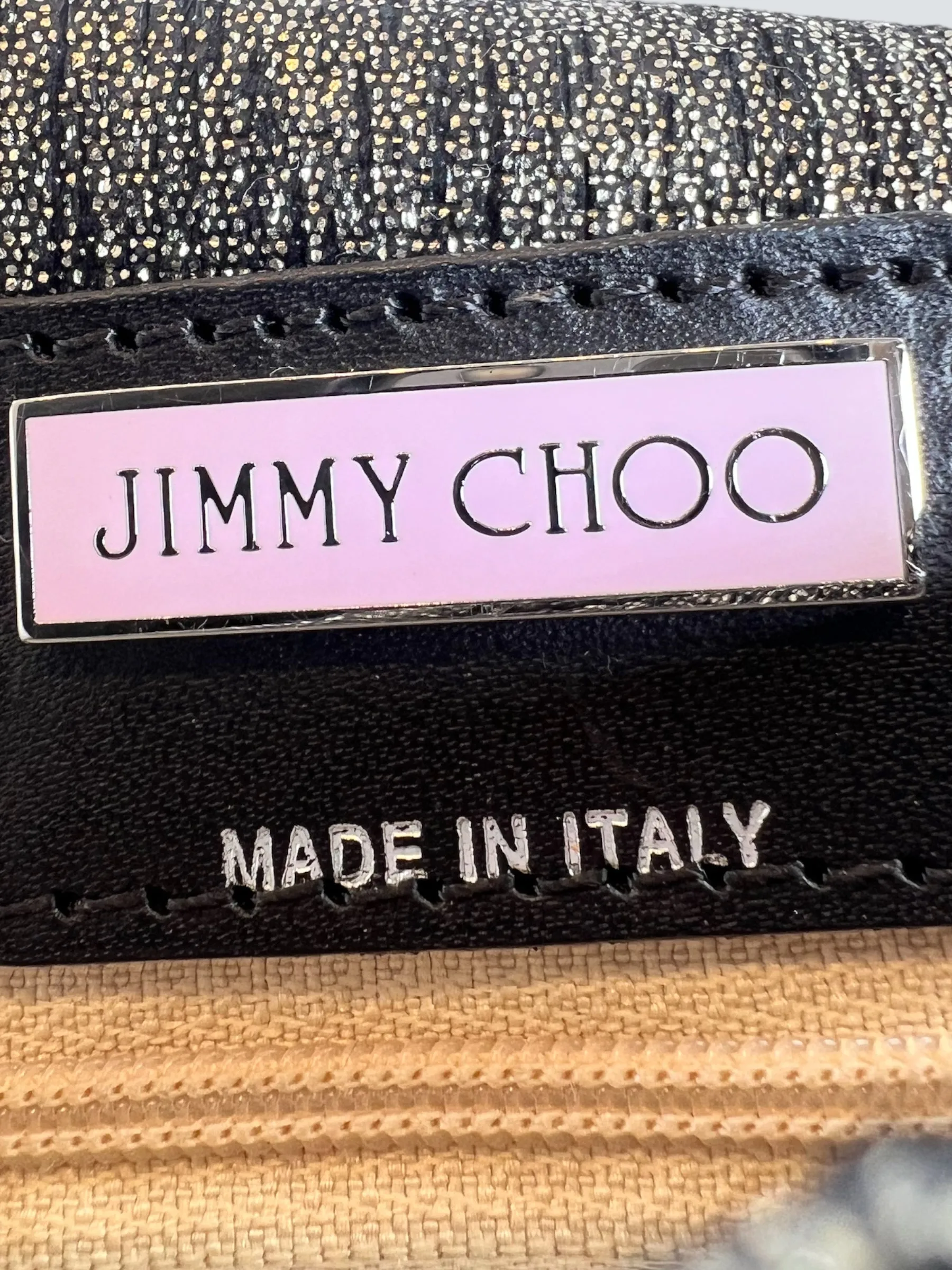 Jimmy Choo Metallic Metallic Silver Shoulder Bag