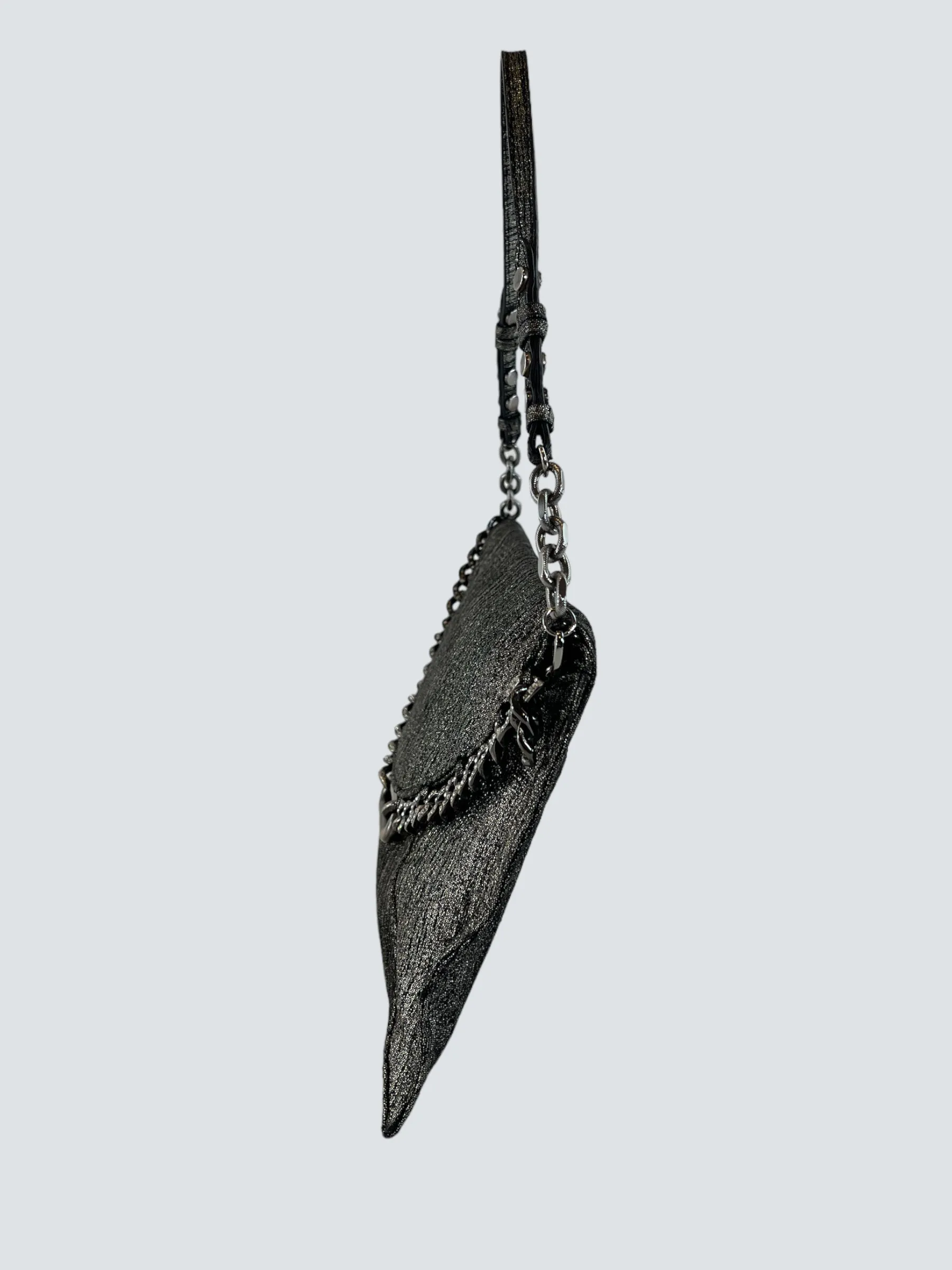 Jimmy Choo Metallic Metallic Silver Shoulder Bag