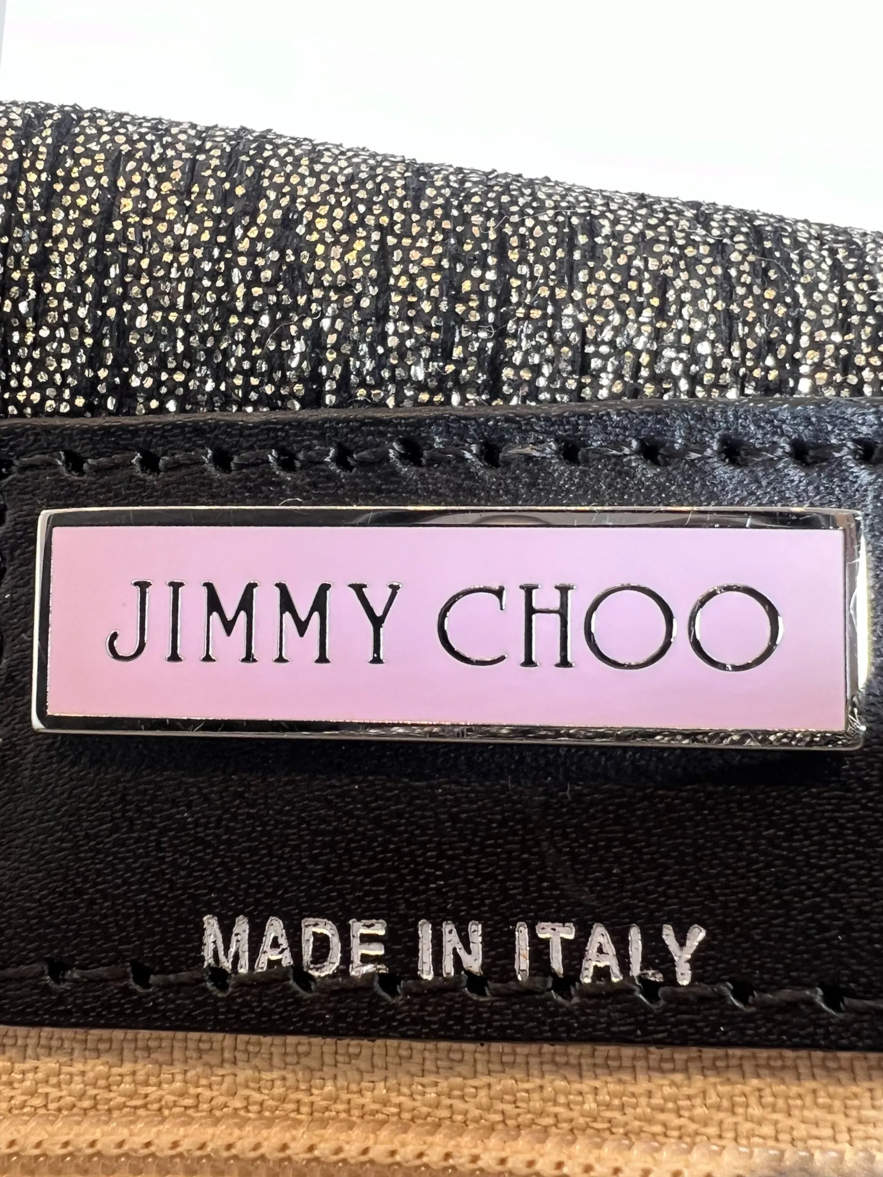 Jimmy Choo Metallic Metallic Silver Shoulder Bag