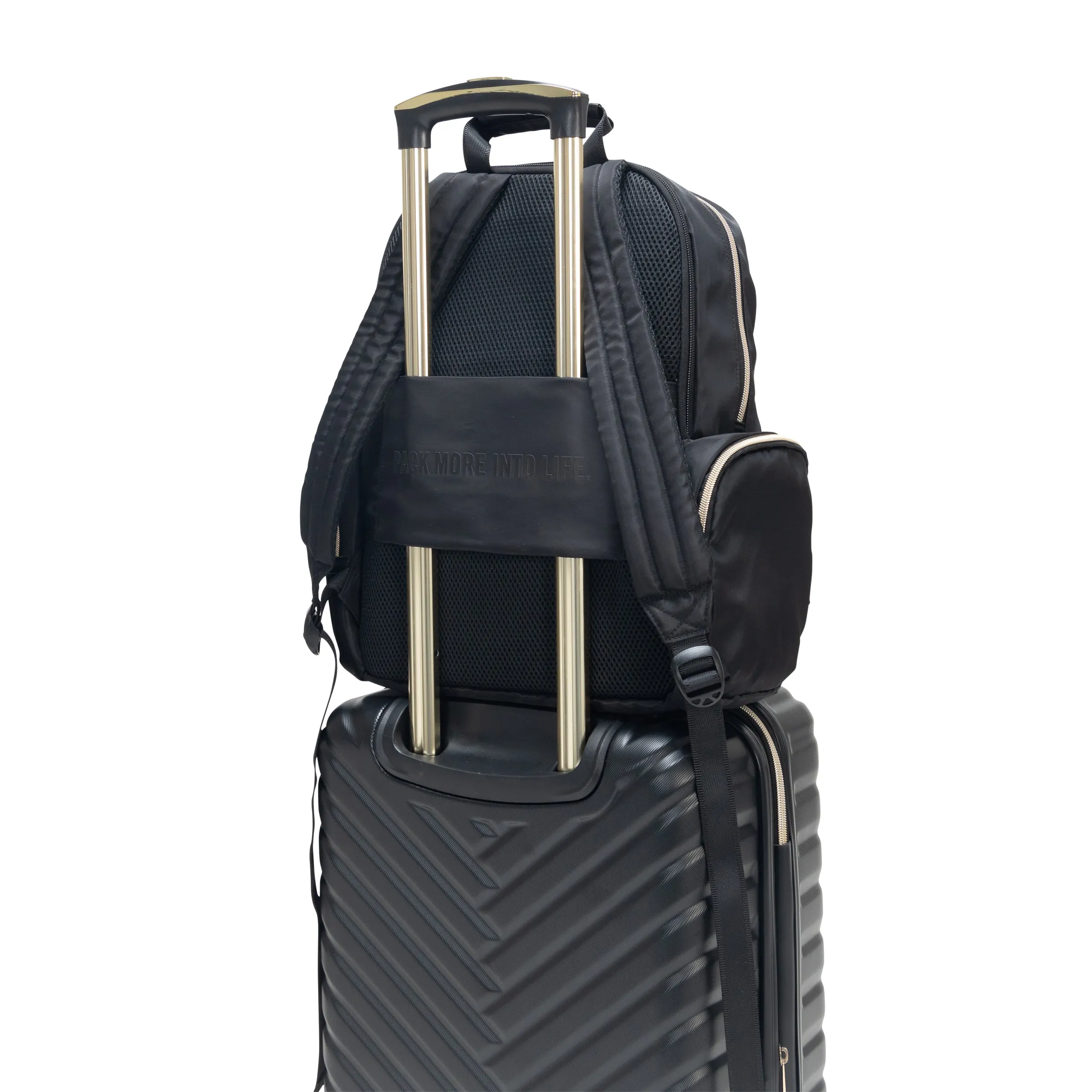 Kenneth Cole Reaction Women's Sophie Silky Nylon 15" Laptop & Tablet RFID Backpack
