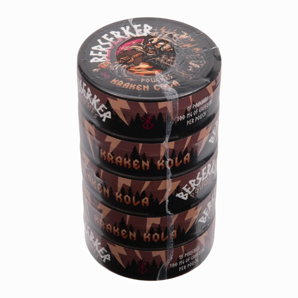 Kraken Kola BERSERKER Caffeine Pouches