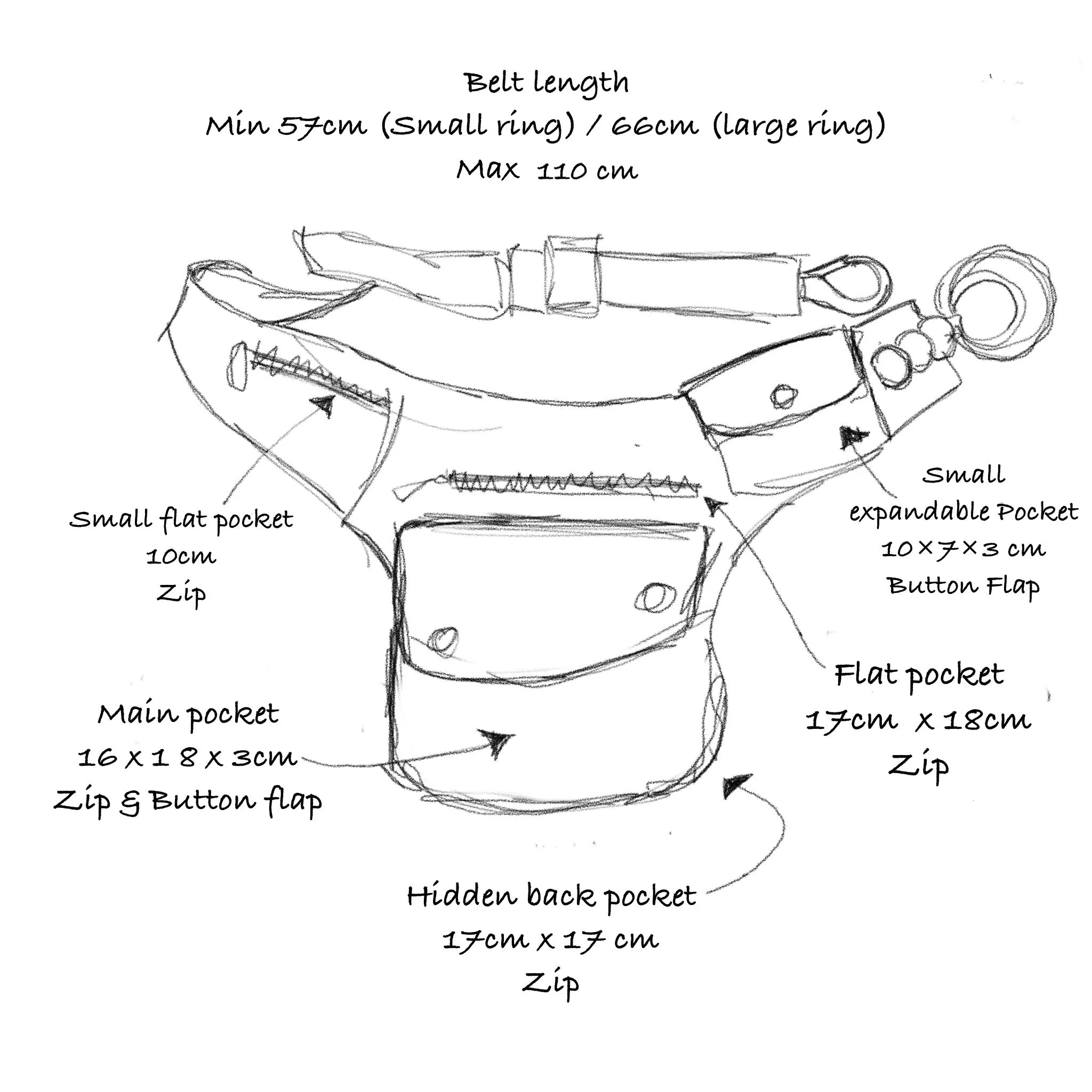Leather Hip Bag | Deep Cherry