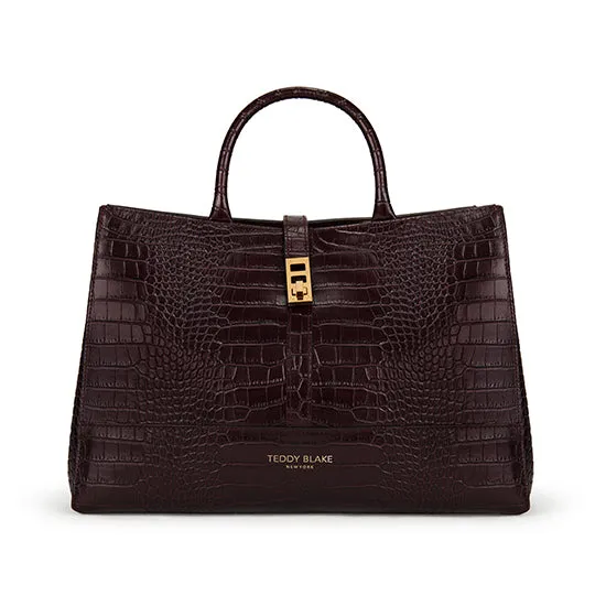 Lola Croco 15" - Dark Brown