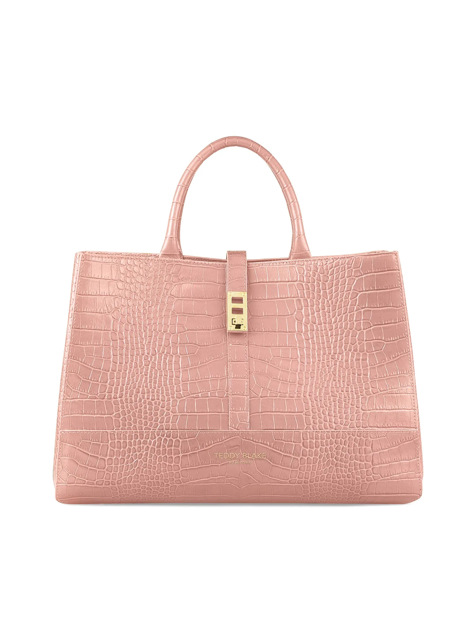 Lola Croco 15" - Nude Pink