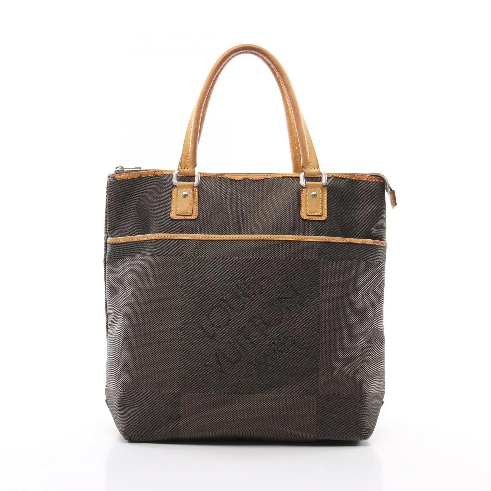 Louis Vuitton Damier Geant Canvas Leather Couguar Tote Bag