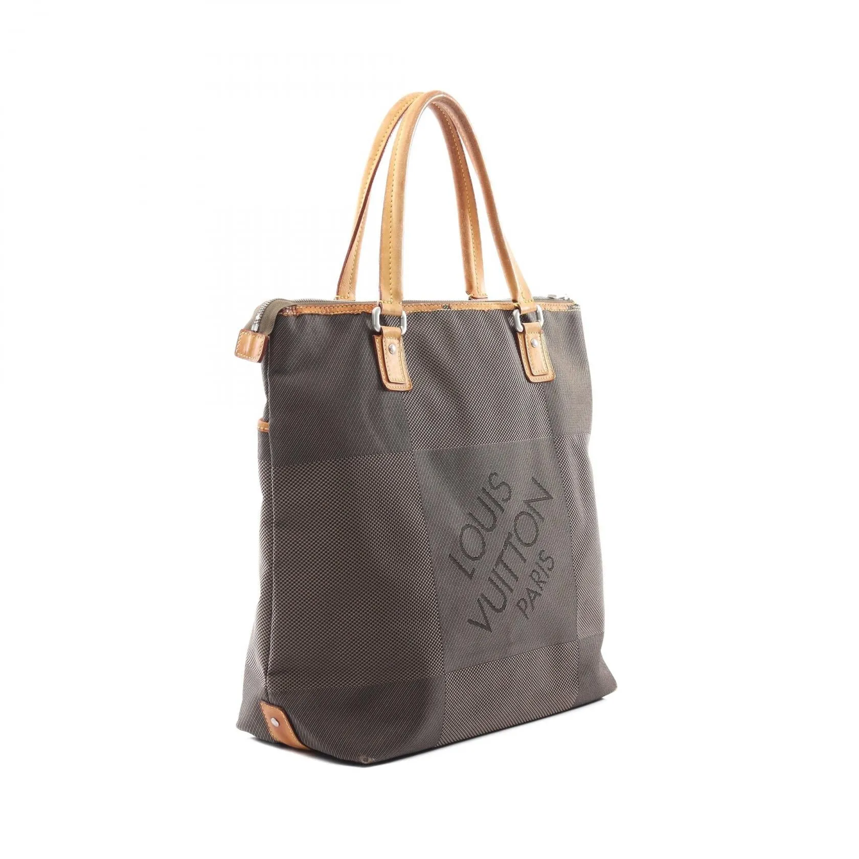 Louis Vuitton Damier Geant Canvas Leather Couguar Tote Bag