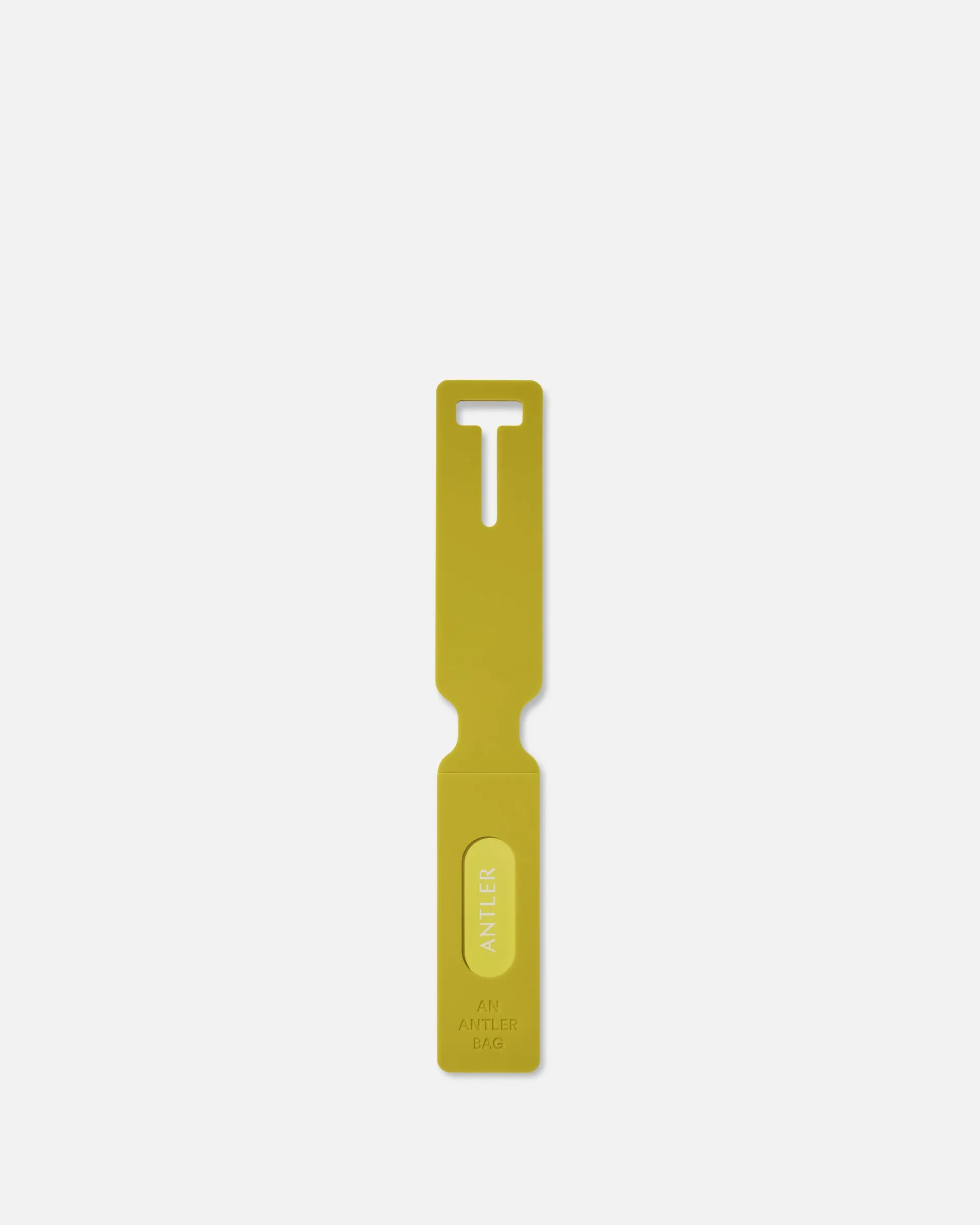 Luggage Tag in Gorse Yellow