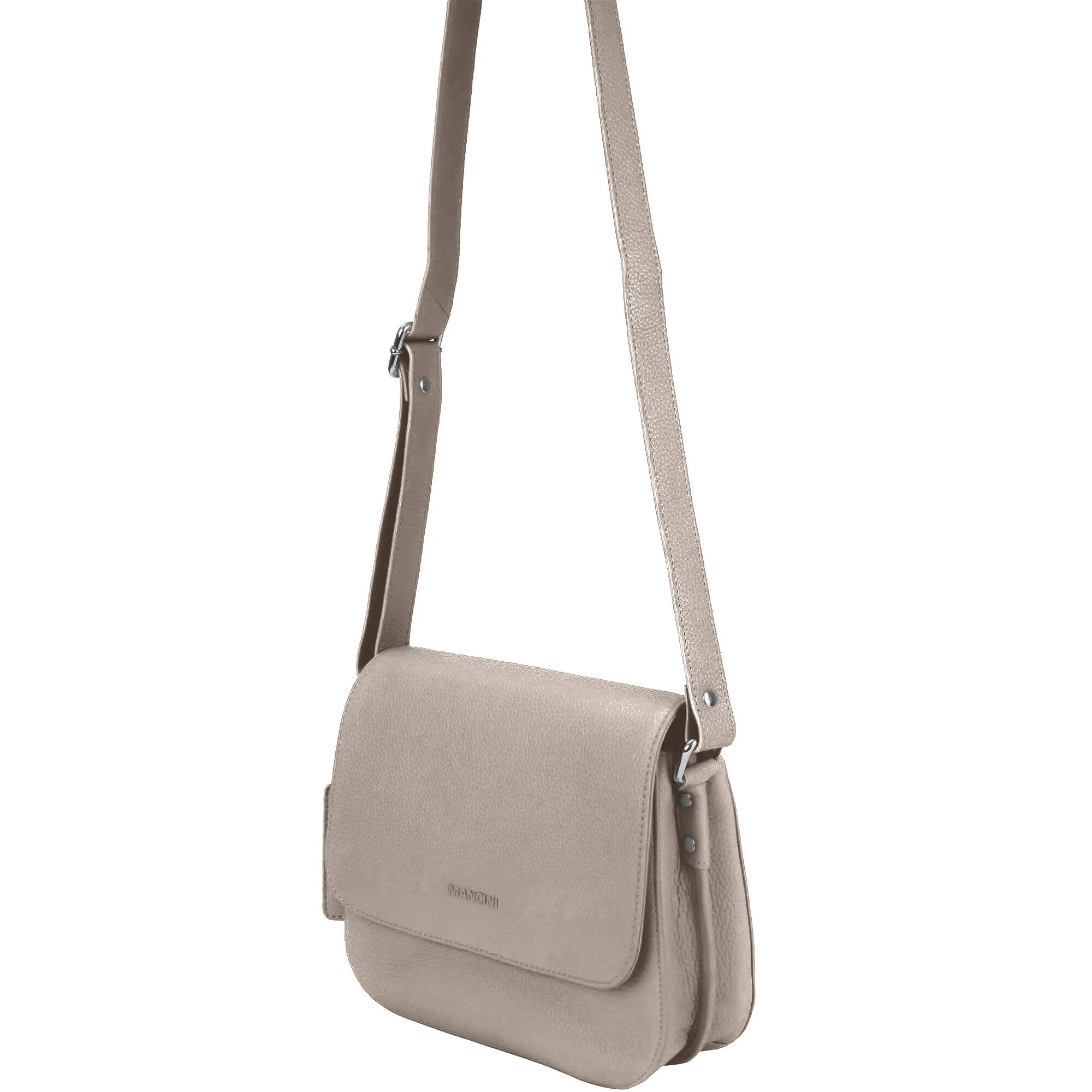 Mancini Pebbled Alison Crossbody Handbag