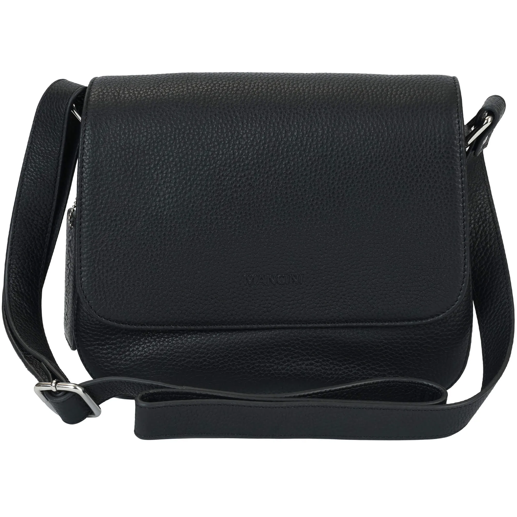 Mancini Pebbled Alison Crossbody Handbag