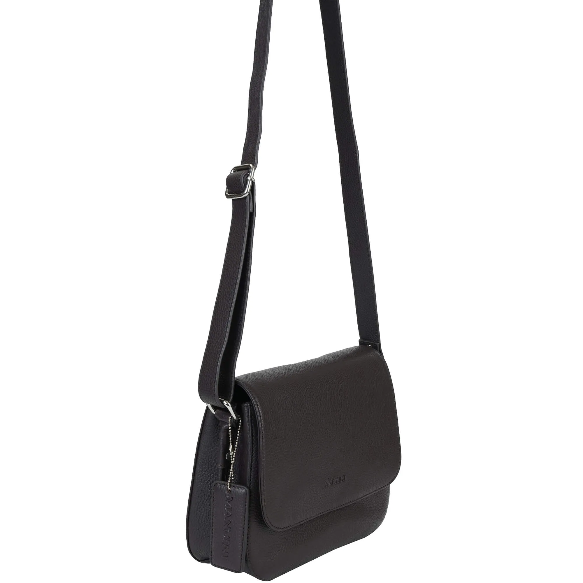 Mancini Pebbled Alison Crossbody Handbag