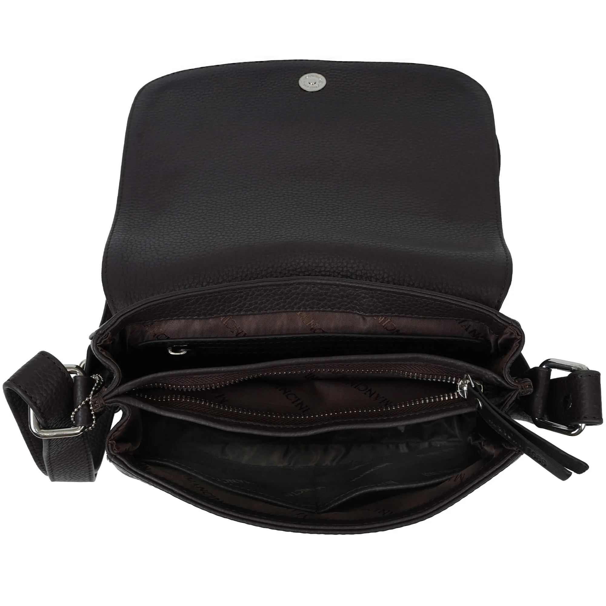 Mancini Pebbled Alison Crossbody Handbag