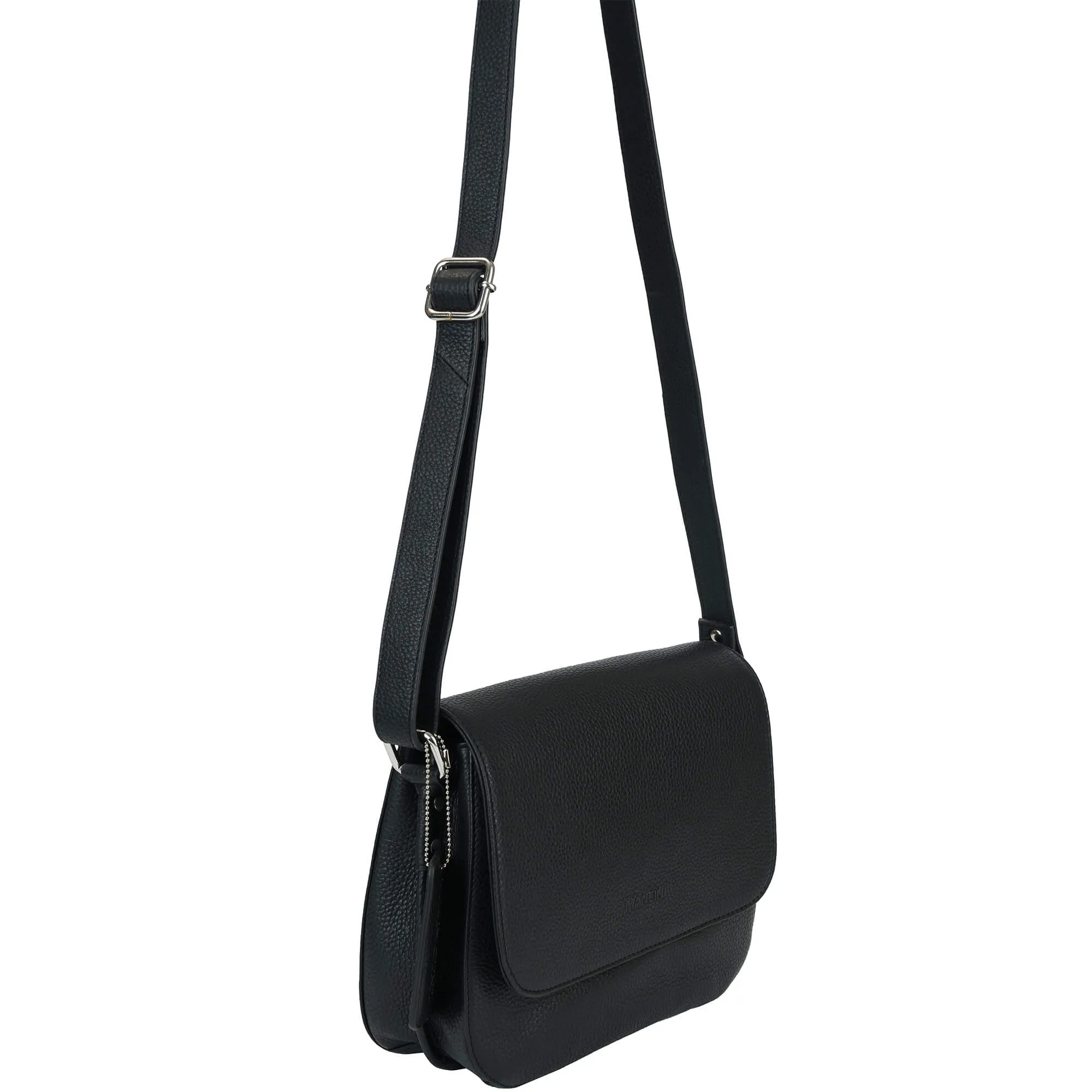 Mancini Pebbled Alison Crossbody Handbag