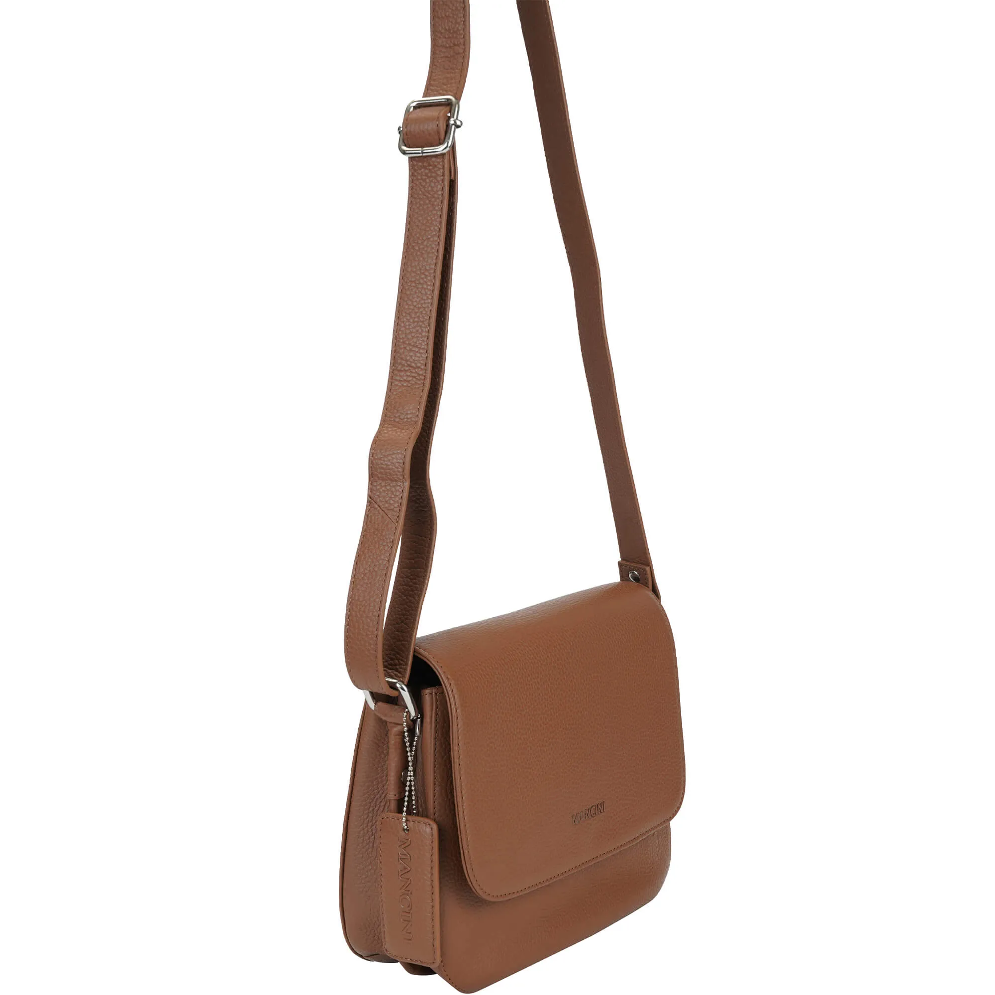 Mancini Pebbled Alison Crossbody Handbag