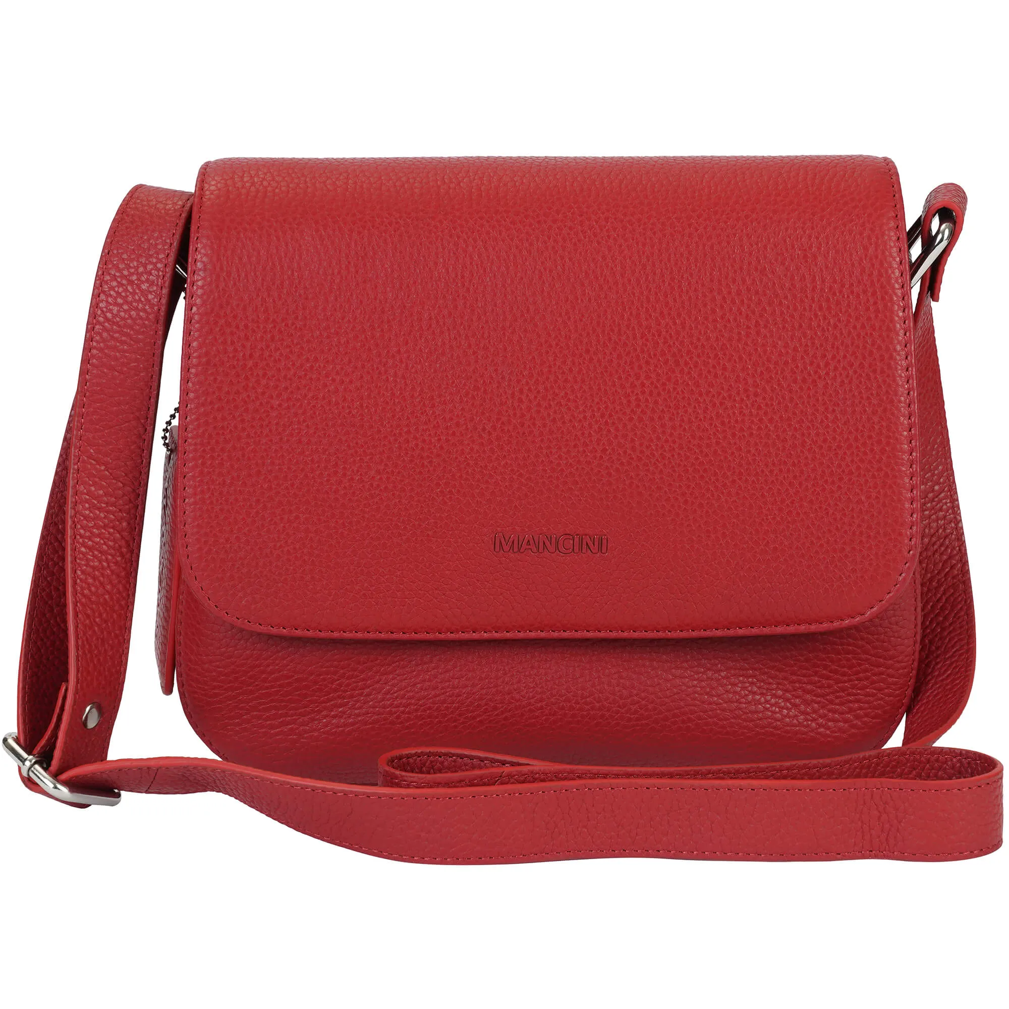 Mancini Pebbled Alison Crossbody Handbag