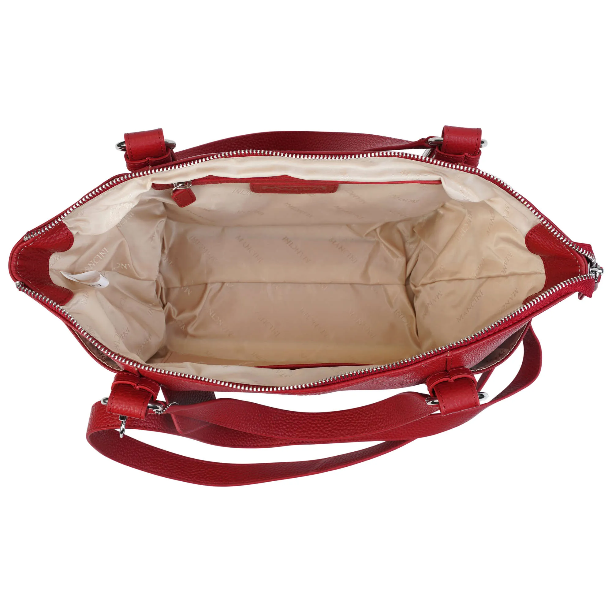 Mancini Pebbled Amelia Crossbody Handbag