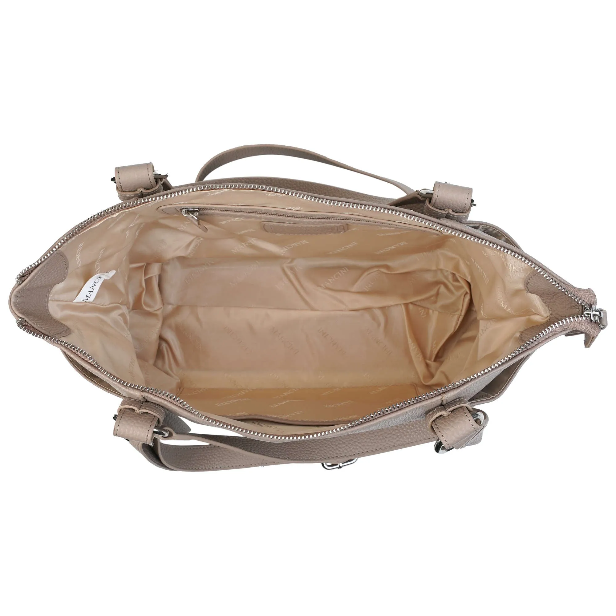 Mancini Pebbled Amelia Crossbody Handbag