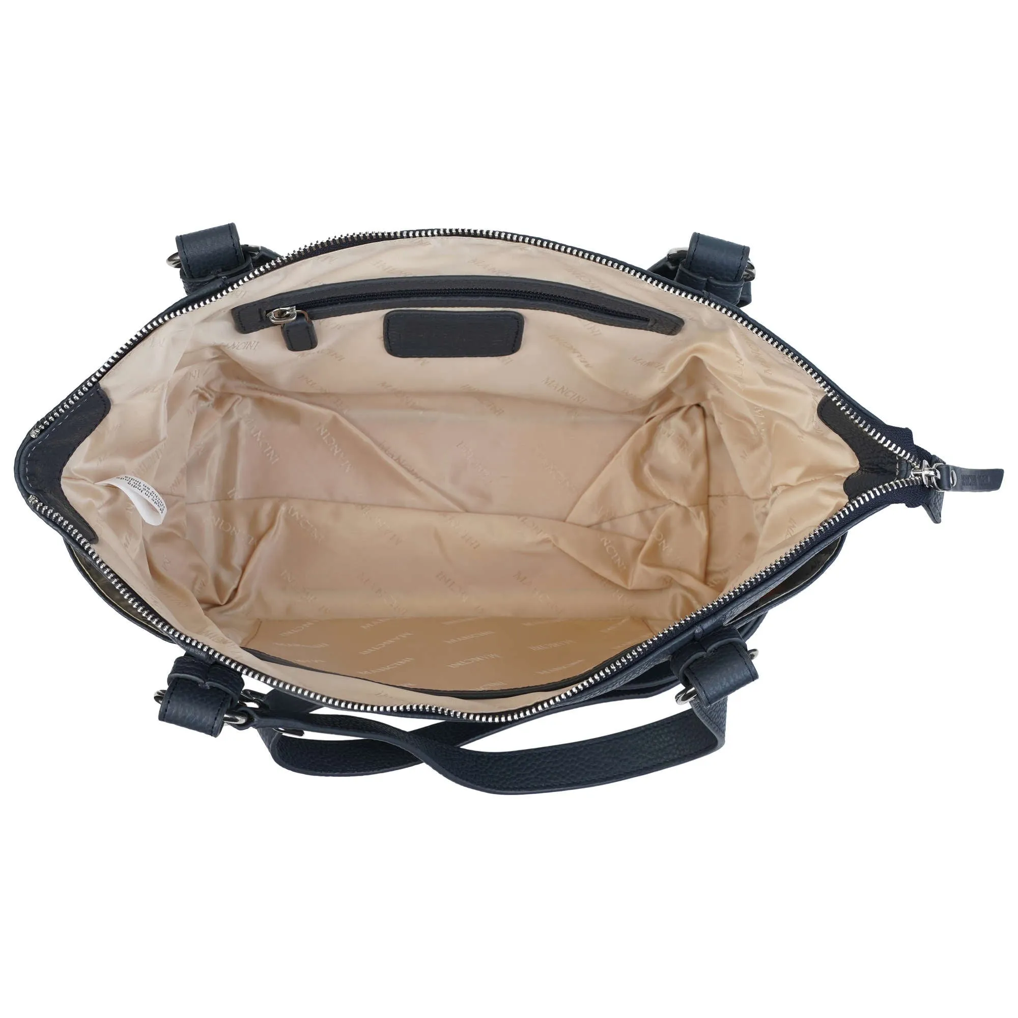 Mancini Pebbled Amelia Crossbody Handbag