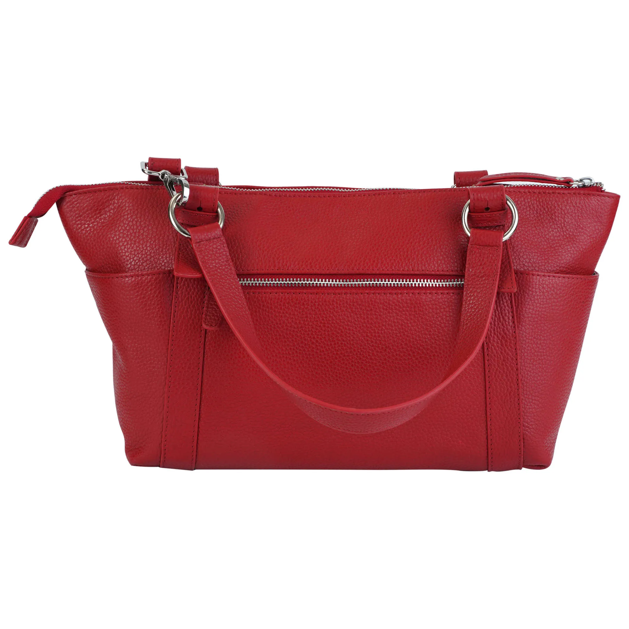 Mancini Pebbled Amelia Crossbody Handbag