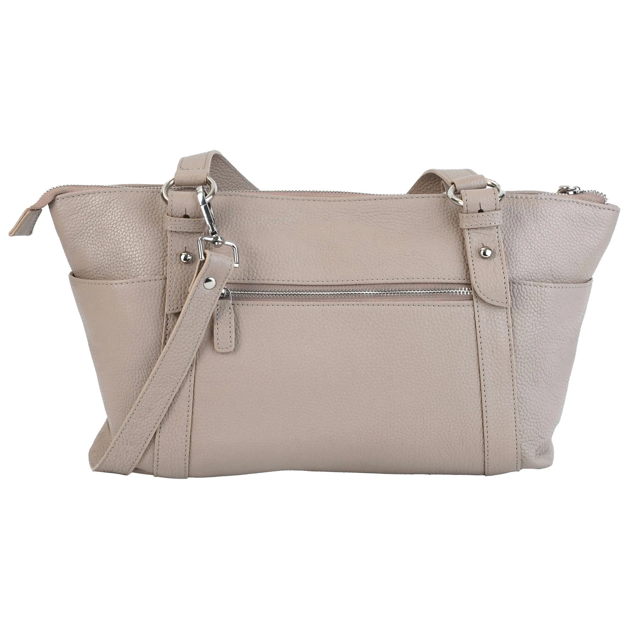 Mancini Pebbled Amelia Crossbody Handbag