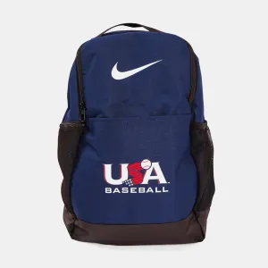 Nike Navy Traditional Logo Brasilia Backpack