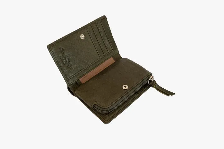 Osgoode Marley RFID Double Snap 5" Wallet w/ Zip Pouch 1612