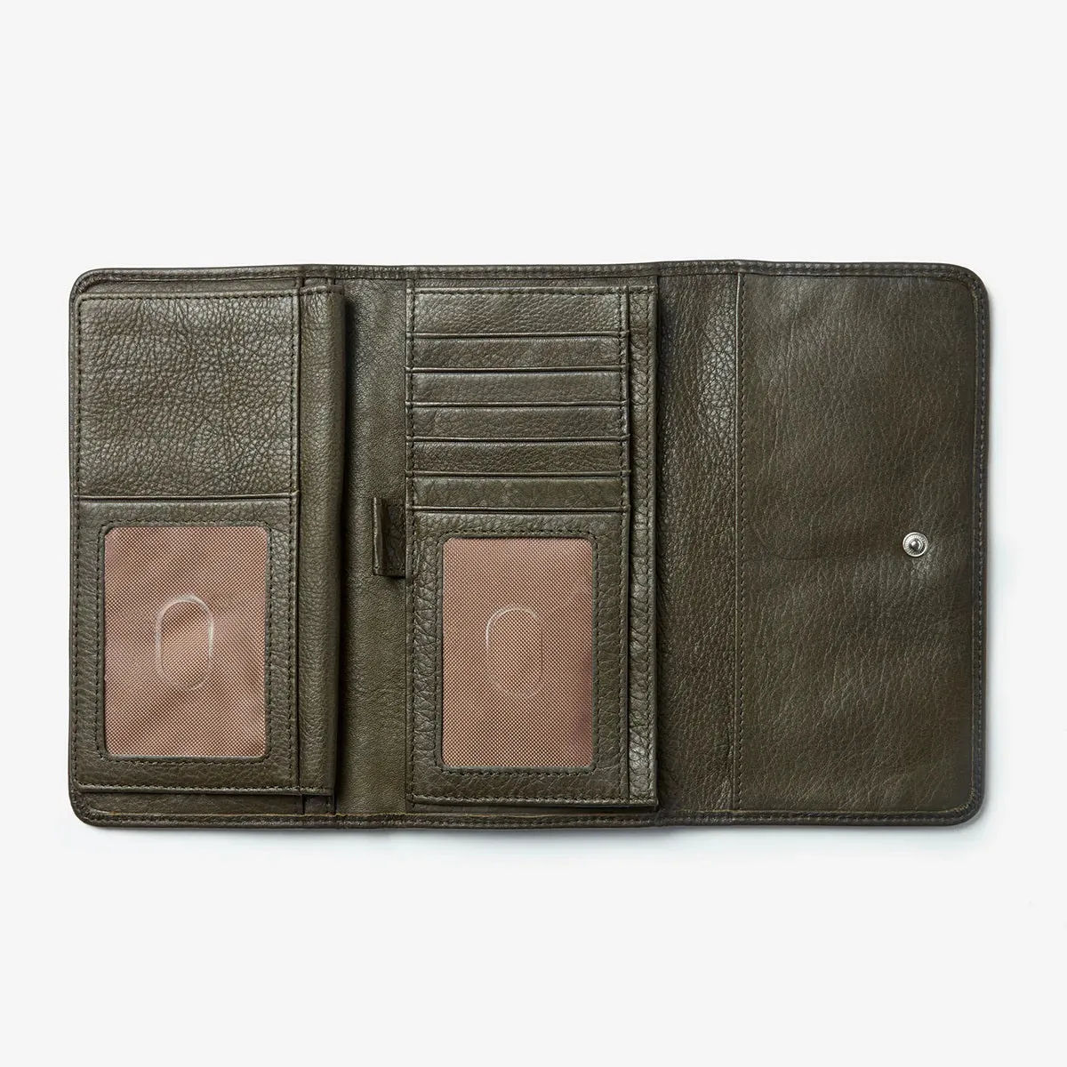 Osgoode Marley RFID Leather Checkbook Wallet 1236