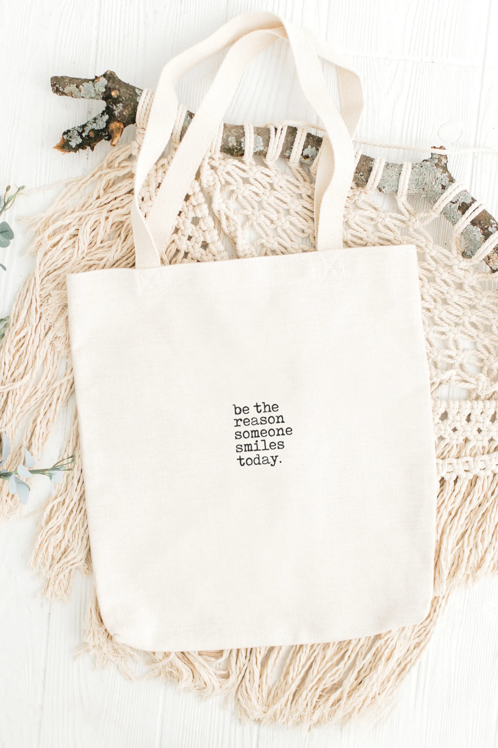 "Smile" Tote Bag