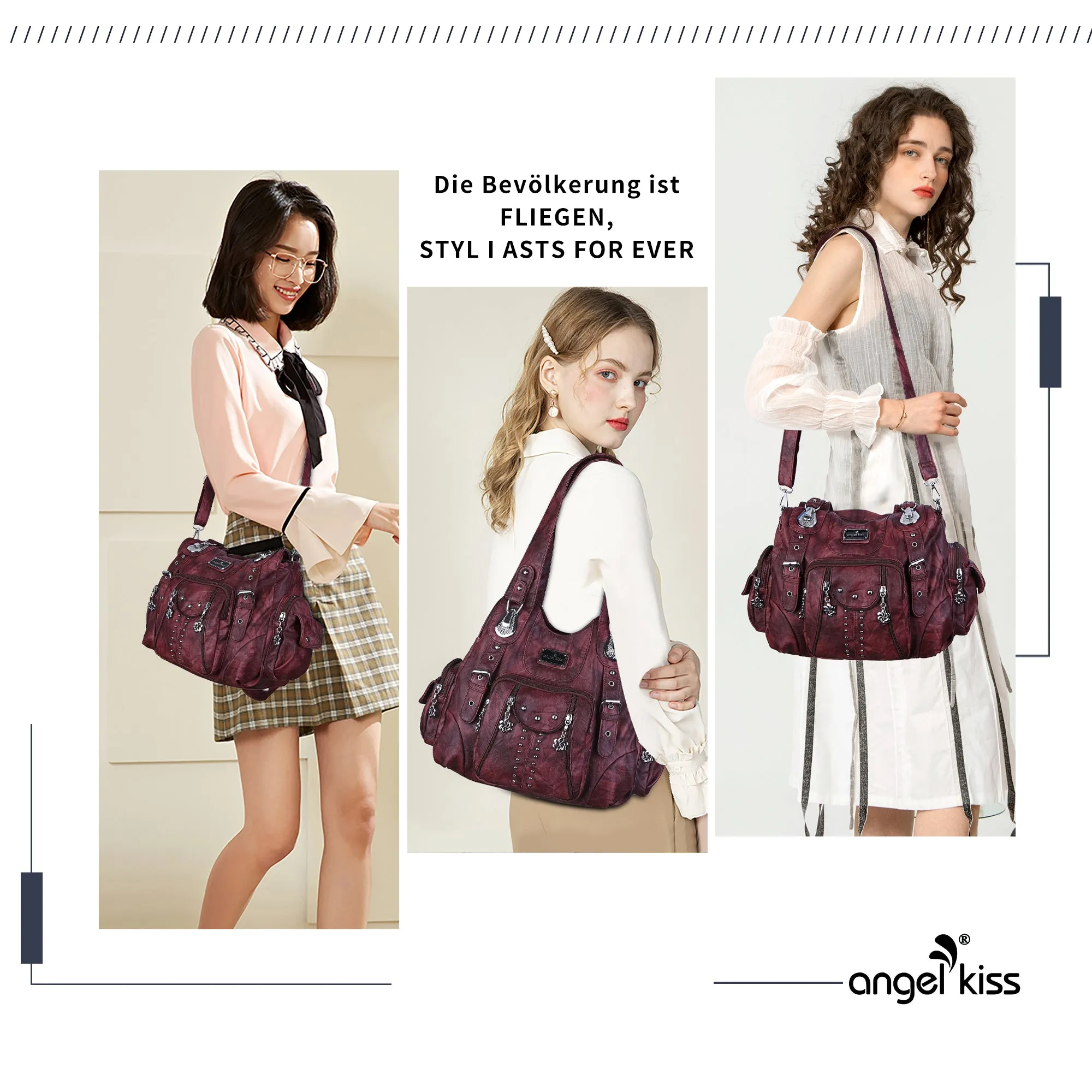 Roomy HOBO Women's Shoulder Bag
